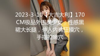 2023-3-10【大吉大利】170CM极品外围美少女，性感黑裙大长腿，伸入内裤狂摸穴，手指扣嫩穴