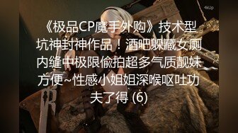 《极品CP魔手外购》技术型坑神封神作品！酒吧躲藏女厕内缝中极限偸拍超多气质靓妹方便~性感小姐姐深喉呕吐功夫了得 (6)